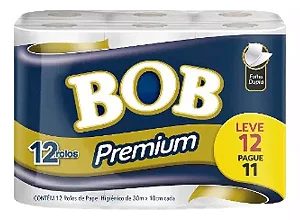 PAPEL HIG 12 X 20M FD FOLHA DUPLA BOB