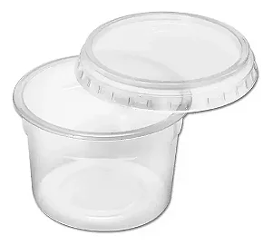 KIT POTE REDONDO 350ML TR 25UN CRISTAL