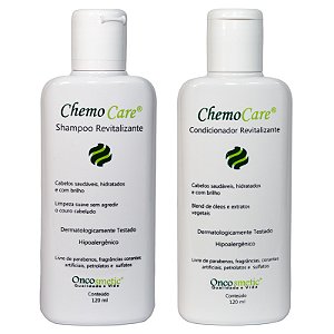 Shampoo + Condicionador Chemo Care Crioterapia Quimioterapia Kit Capilar revitalizante