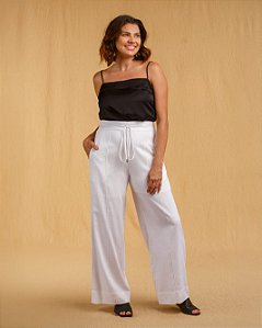 CALÇA NAY LINHO BRANCA