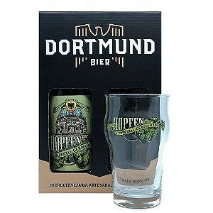 Kit Cerveja Dortmund 600ml Hopfen Com Copo