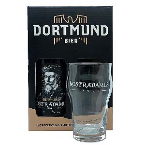 Kit Cerveja Dortmund 600ml Nostradamus Com Copo