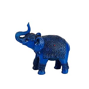 Elefante M Azul Escuro | 22 larg x 18 alt x 10 prof