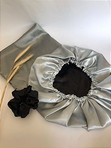 Kit dos Sonhos (1 fronha) - Prata e Preto