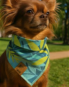 Bandana Pet - FOLHAGENS