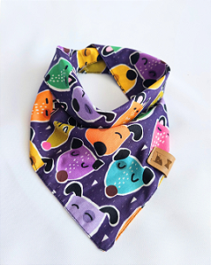 Bandana Pet - DOG'S ROXO