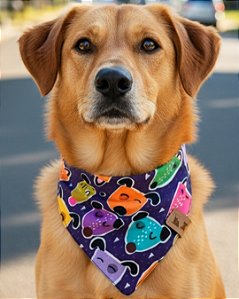 Bandana Pet - DOG'S ROXO
