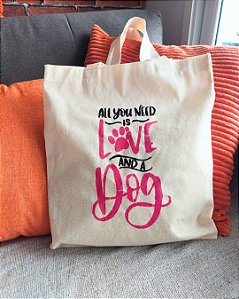 Ecobag LOVE AND DOG