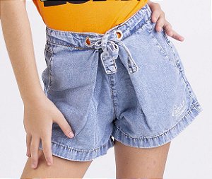 SHORT JEANS MENINA FAIXA