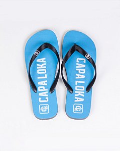 Chinelo capa loka azul e branco