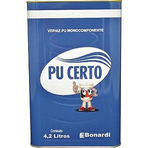 Verniz Pu Monocomponente - Piso De Madeira -4,2L - Bonardi Pu Certo