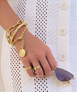 Bracelete Bold ouro 18K