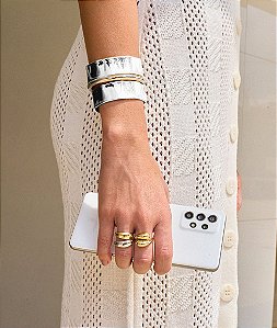 Bracelete Eva P Silver