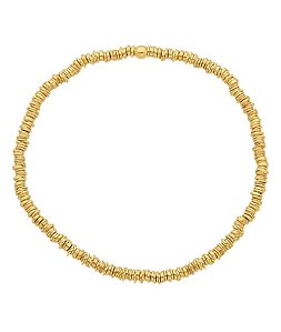 Pulseira com pastilhas em ouro 18k