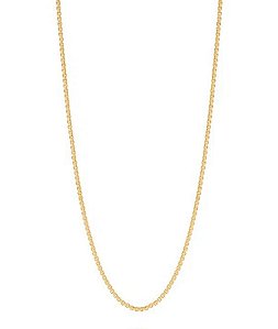 Fio veneziano prata 925 com ouro 18k - escolha o tamanho