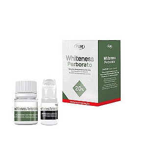 Clareador 20% Whiteness Perborato Sódio 8ml Perb+Hidr FGM