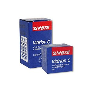 Ionômero De Vidro Cimentação Vidrion C Kit Pó + Liq Sswhite