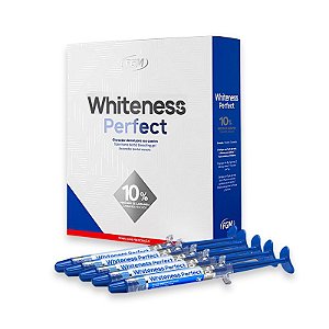 Clareador Whiteness Perfect 10% com 5 Seringas - FGM