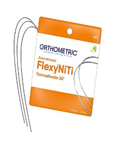 Arco Flexy NiTi Thermal 35° Retangular C/10uni - Orthometric