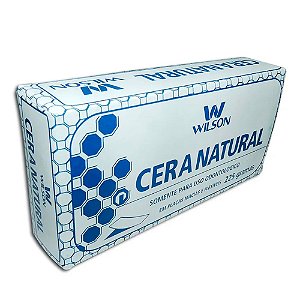 Cera Branca Natural 18 Laminas Wilson - Polidental