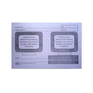 Ficha Para Raio-X 2 Furos C/100un - AAF