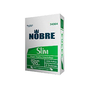 Papel Toalha Interfolha 2 Dobras Slim - Nobre