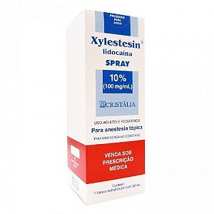 Anestesico Xylestesin 10% Spray C/50ml - Cristalia