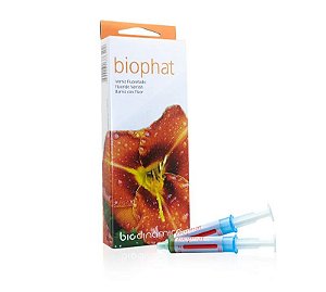 Verniz com Fluor Biophat C/2 seringas Biodinâmica