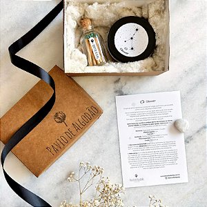 Kit presente | Vela Signo + Pote Fósforo