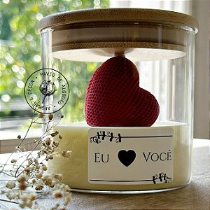 VELA NATURAL | Dois corações