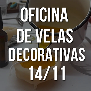 Oficina Presencial | Velas Decorativas | 14/11 às 14h30