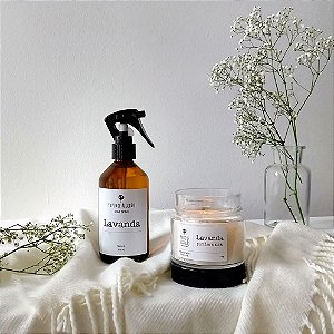 Kit | Lavanda | Vela + Home Spray