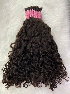 Cabelo Natural Permanente Cacho Caipira 55cm - 50g
