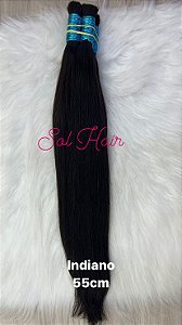 Cabelo Natural Indiano Liso 55cm - 50g