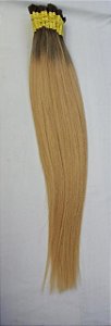 Cabelo Natural Indiano Loiro Esfumado 75cm - 25g