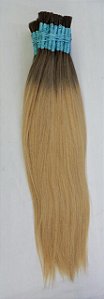 Cabelo Natural Indiano Loiro Esfumado 65cm - 25g