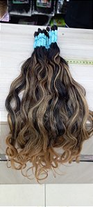 Cabelo Natural Morena Iluminada 65cm - 50g