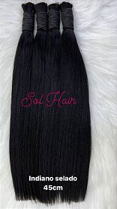 Cabelo Liso - Natural Indiano 45cm - 25g