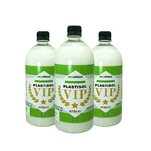 Plastisol VIP SOFT Zero Tack 1 Kg - 3 unidades