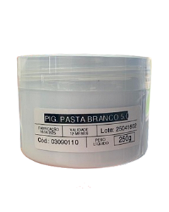 Pigmento em Pasta Branco 5.0 250g