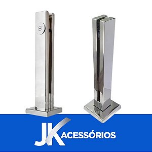 TORRE PINCA EM INOX P/ GUARDA CORPO 30cm POLIDA