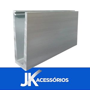 PERFIL PARA GUARDA CORPO INFINITY FORT CORP SOBREPOR ( Barra 3 Metros)