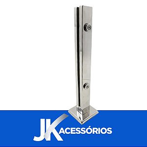 TORRE PINCA EM INOX P/ GUARDA CORPO 40cm POLIDA
