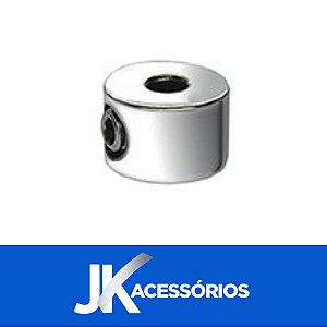 SUPORTE PRATELEIRA COM FURO P/ CABO DE AÇO