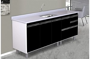 Gabinete Madeira Preto 01052 1.94MT