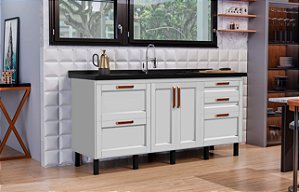 Gabinete Madeira Branco 43651 1.94MT