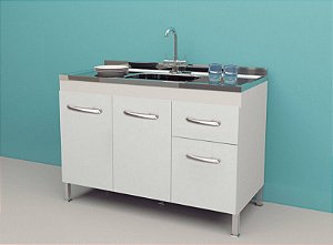 Gabinete Madeira Branco 00721 1.14MT