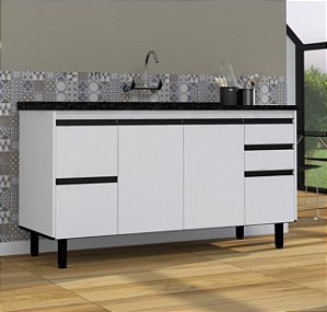 Gabinete Madeira Branco 01531 1.44MT
