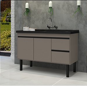 Gabinete Madeira Cinza 45324 1.11MT
