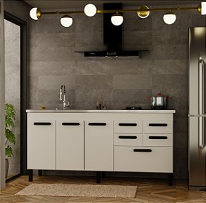 Gabinete Madeira Branco 46141 1.74MT